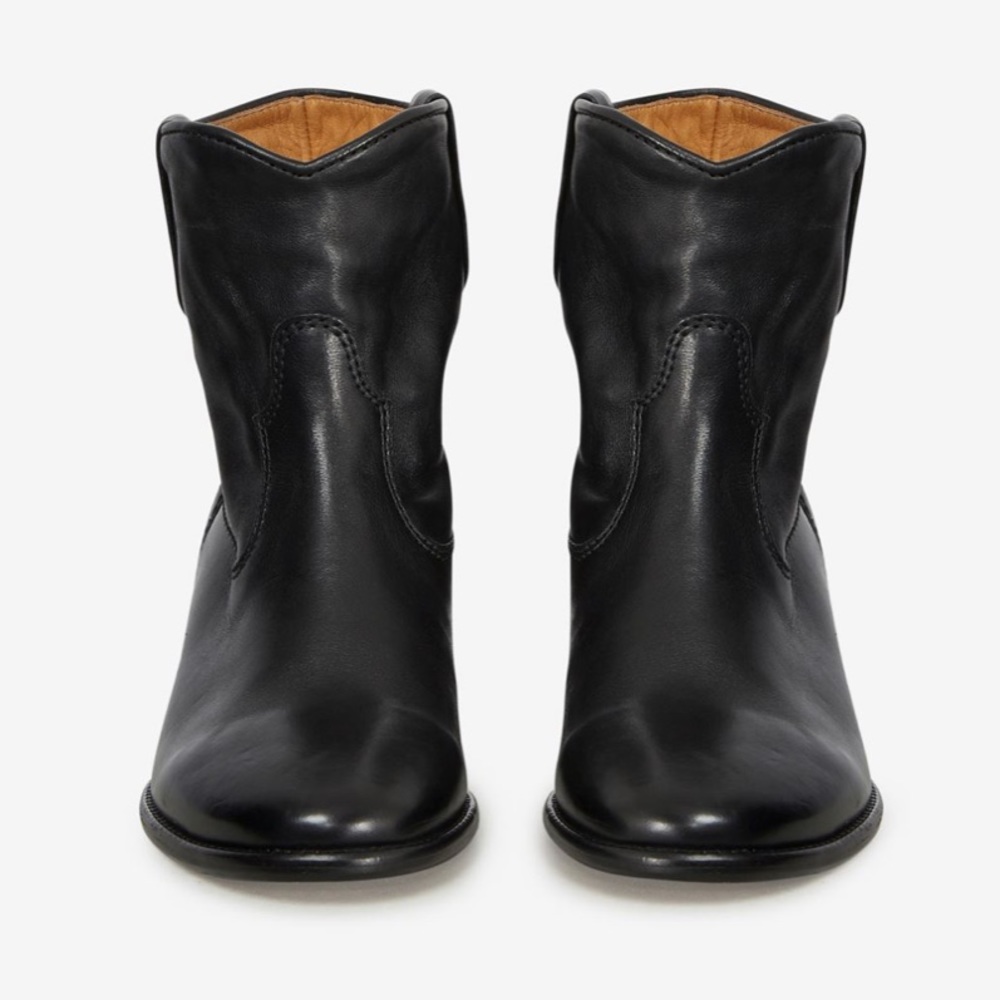 Isabel Marant Cluster Leather Hidden Wedge Ankle Boots - Picture 3 of 16